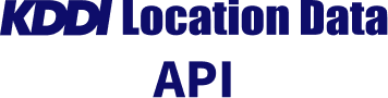KDDI Location Data API