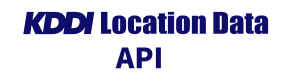 KDDI Location Data API